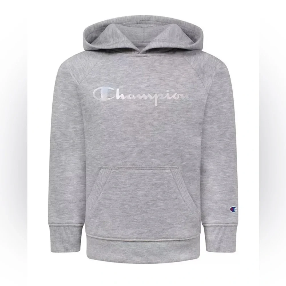 NWT Champion Iridescent Fleece Hoodie in Oxford Heather Size M New w/Tag